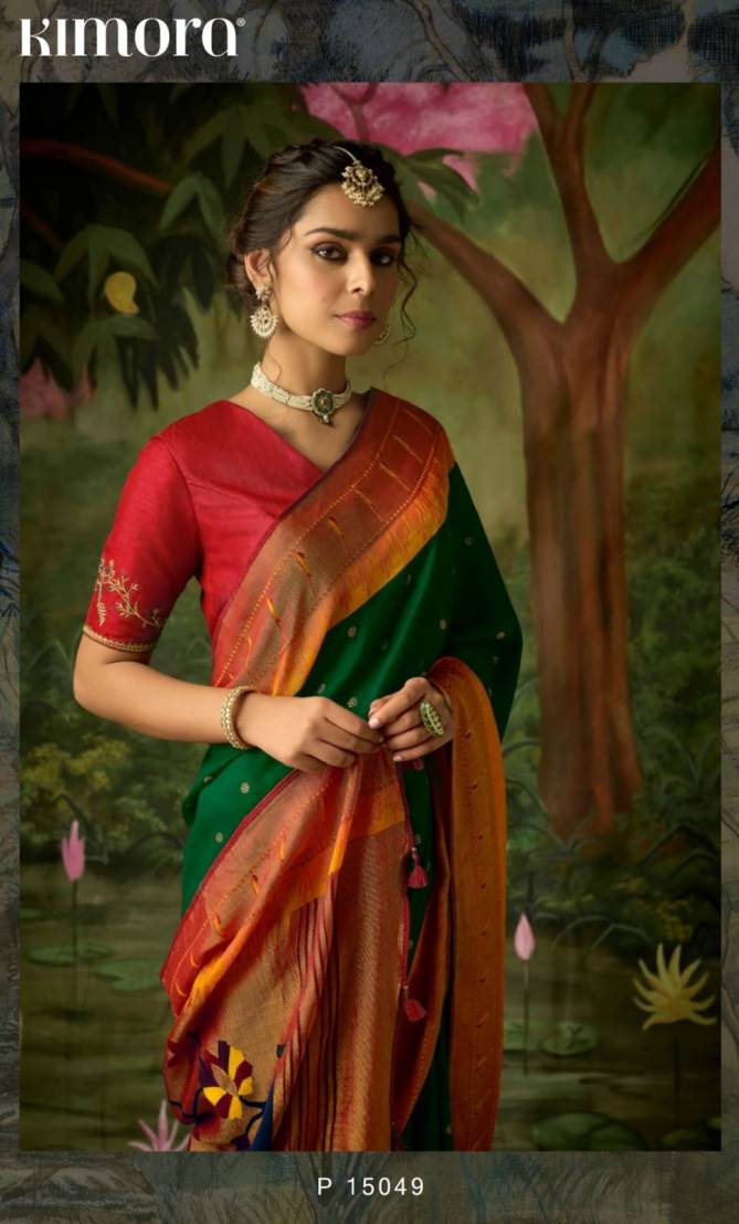 Kimaro Meera Paithani Hits New Exclusive Wear Soft Brasso Silk Saree Collection 